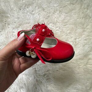 Babygirl red flats